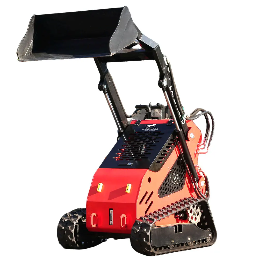 Minipala cingolata diesel di alta qualità in vendita Piccolo caricatore cingolato Strumento di caricamento efficiente agricolo personalizzato