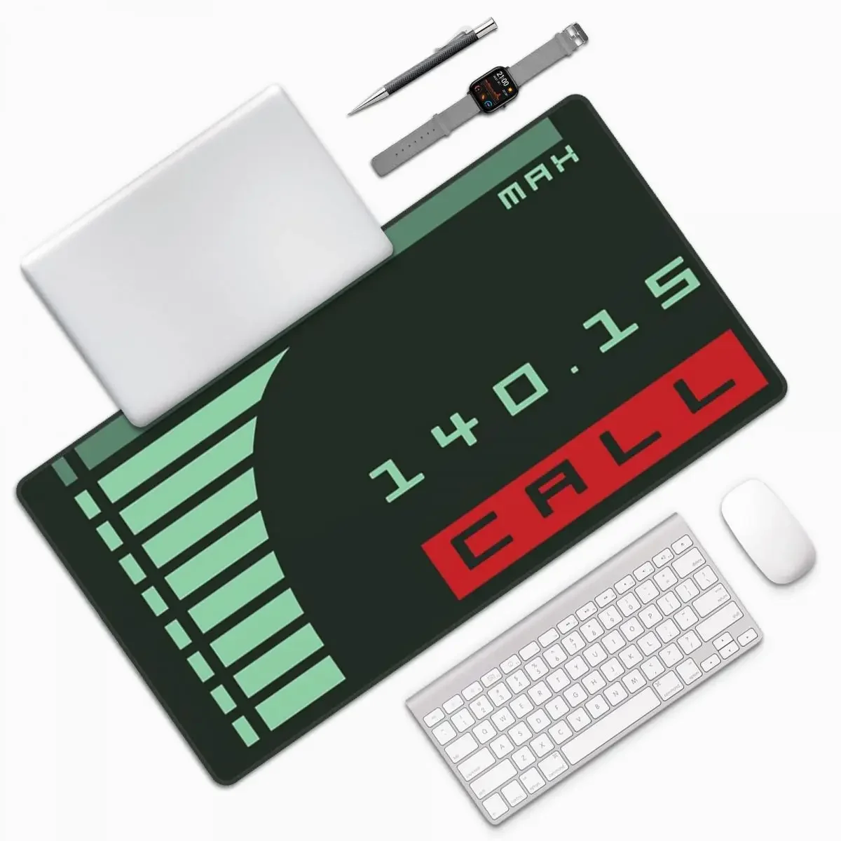 Metal Gear Solid Codec Screen Inspired By Kojima's MGS Large Mouse Pad Computer Keyboard Mouse Mat Gamer PC Laptop Desk Mat