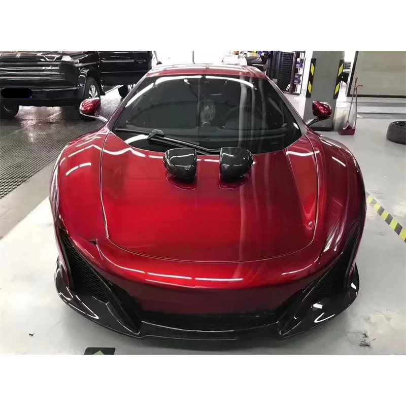 For 12C 650S High Quality 3K Carbon Fiber OEM Style Front Lip 3
