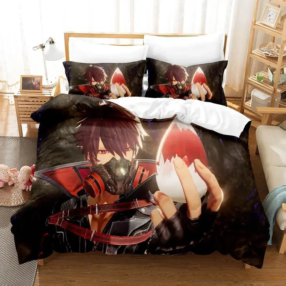 Game CODE VEIN Bedding Set Single Twin Full Queen King Size Bed Set Adult Kid Bedroom Duvet cover Sets 3D Anime Bed Sheet Set