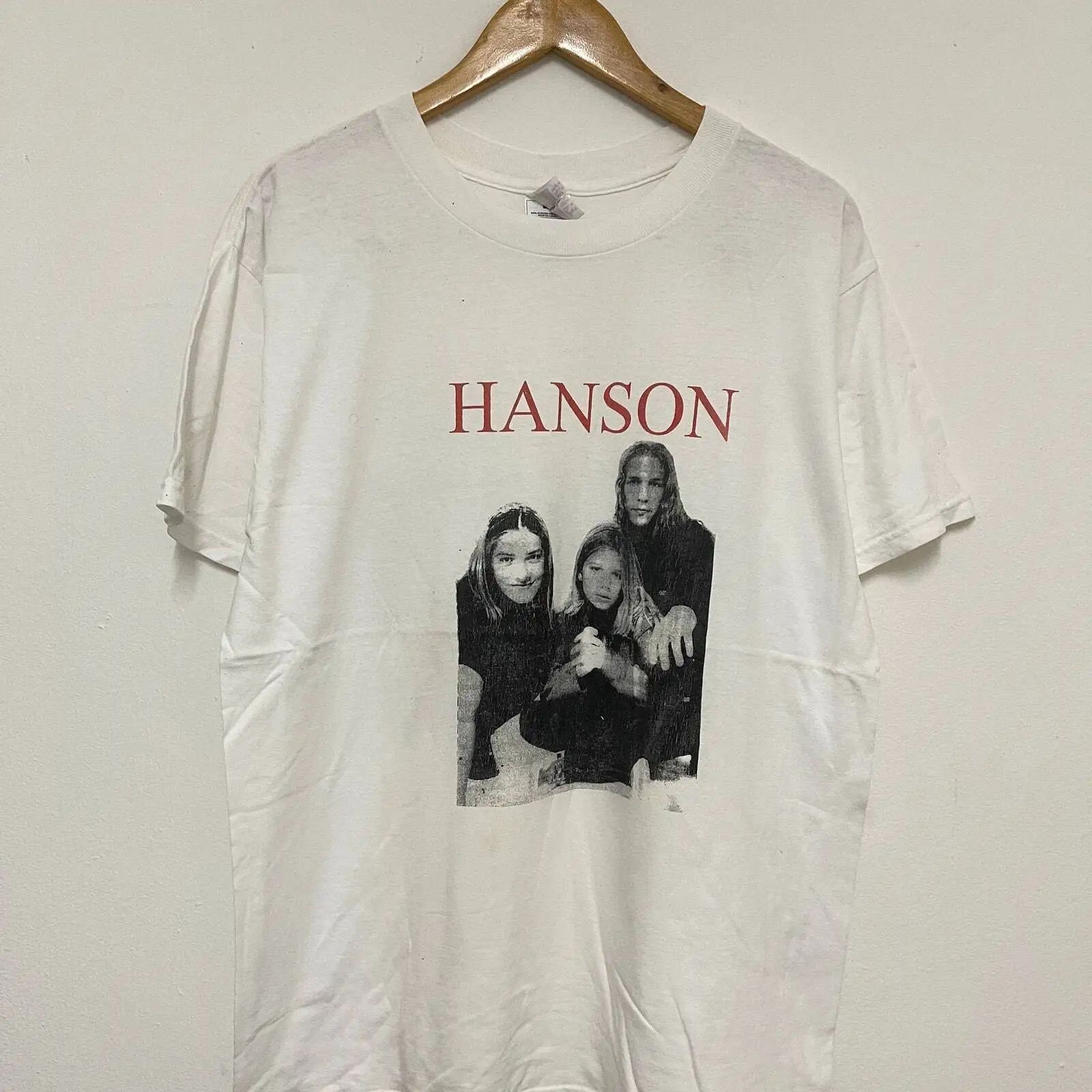 

Vintage 90s Hanson Band Power Pop Music T-Shirt / Pop / Rock Tee / Streetwear /