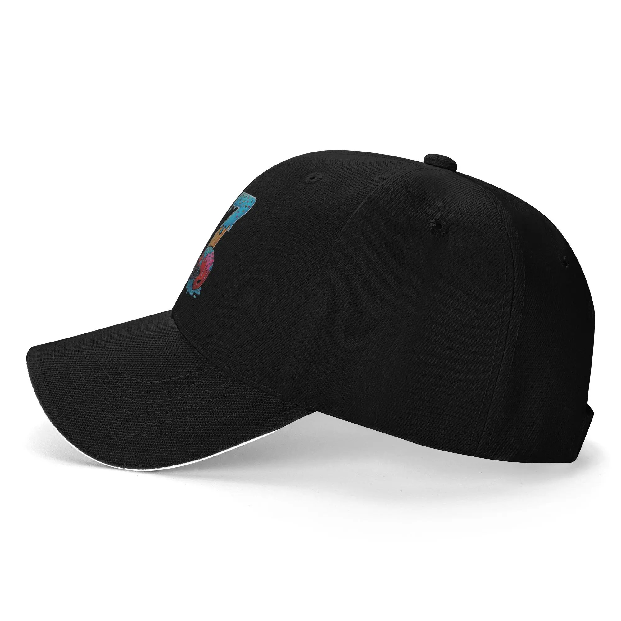 Baseball Ice Cream Drip 67 Helmet Bats Sports Game Day Casual Baseball Cap Summer  Trucker Hat Breathable Outdoor Snapback Cap