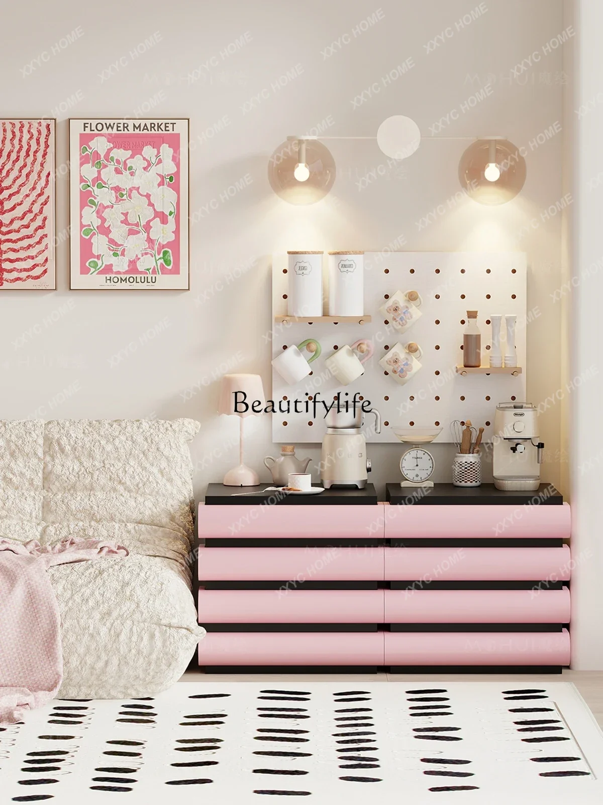 Bedside table Bedroom bedside decorative cabinet