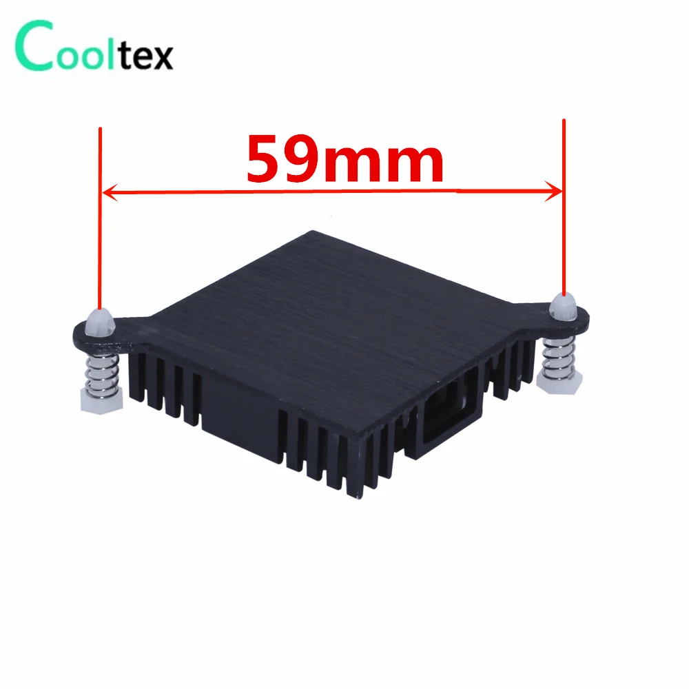 (4pcs/lot)  High quality 38x38x10mm Aluminum heatsink pitch:59mm for South and North Bridge radiator heat sink cooler cooling