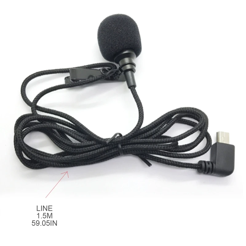 Type-C Lavalier Microphone Live Broadcast Recording Lapel Microphone for SJCAM SJ10 SJ9 SJ8 Plus/Pro/Air