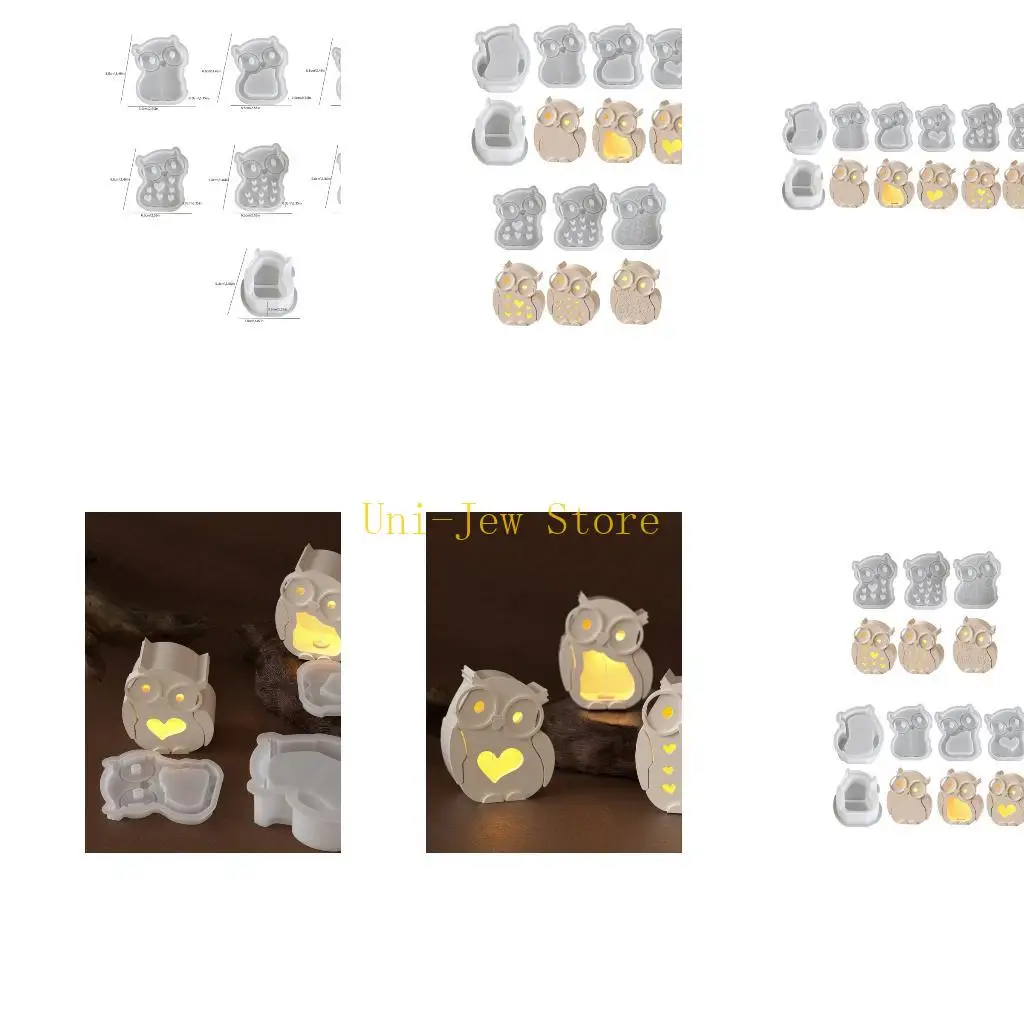 

40GB Candlestick Silicone Silhouettes Light Mold Lamp Mould Jewelry Tool