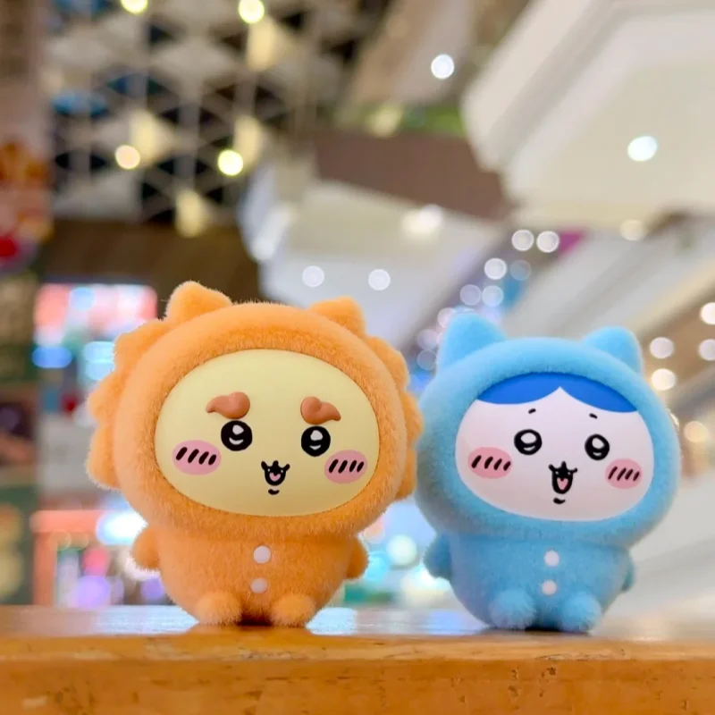 Chiikawa pijama fiesta asientos serie Miniso nueva caja ciega hecho a mano ordenador adorno de escritorio lindo regalo en Stock