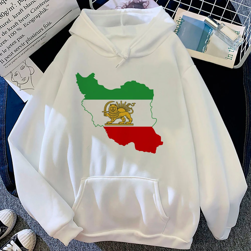 Sudaderas con capucha Iran para mujer, camisa con capucha de anime Kawaii de los 90, suéter de los 90