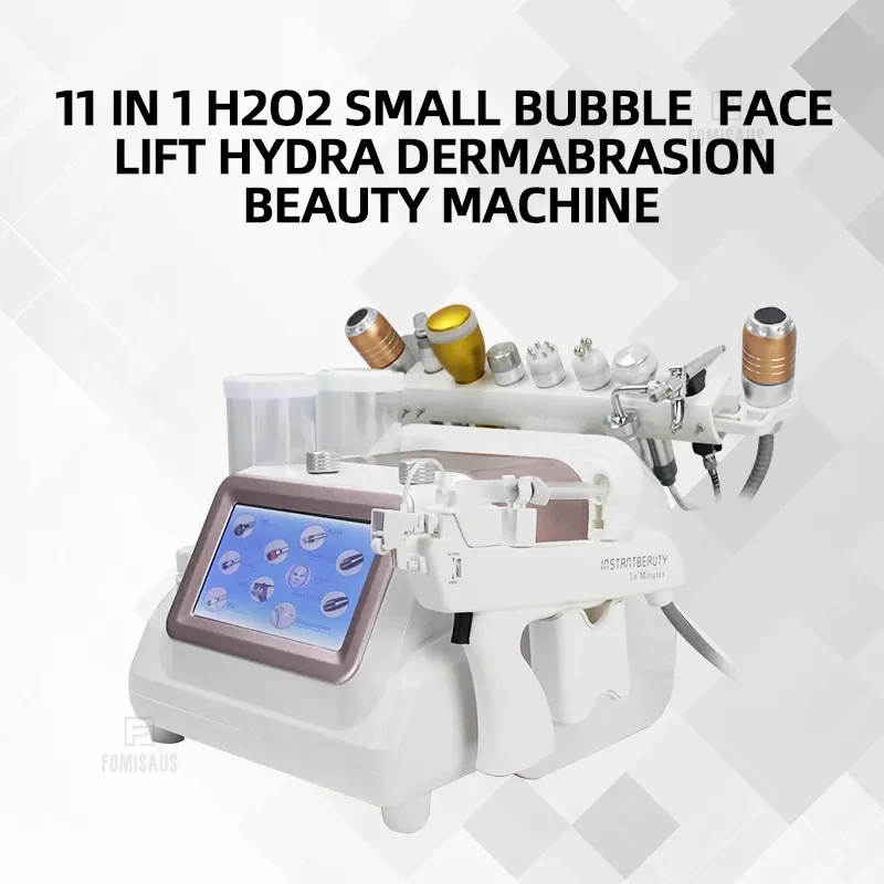 เครื่องบำบัดน้ำ12อิน1เครื่องพ่นออกซิเจนแบบ microdermabrasion S สำหรับร้านเสริมสวยสปาอุปกรณ์ความงามปืน mezo