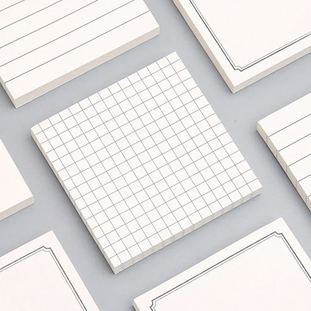 4PCS / 320Sheets Sticky Notes The Stripes Message Book For Notebook Textbook Calendar School Home Office Supplies