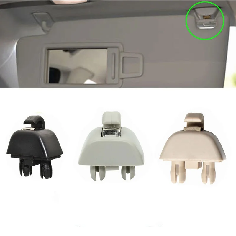 Auto Sun Visor Clip Hook Bracket Hanger Replacement For Audi A1 A3 A4 A5 Q3 Q5 Sun Visor Clip Holder Hook Car Accessories