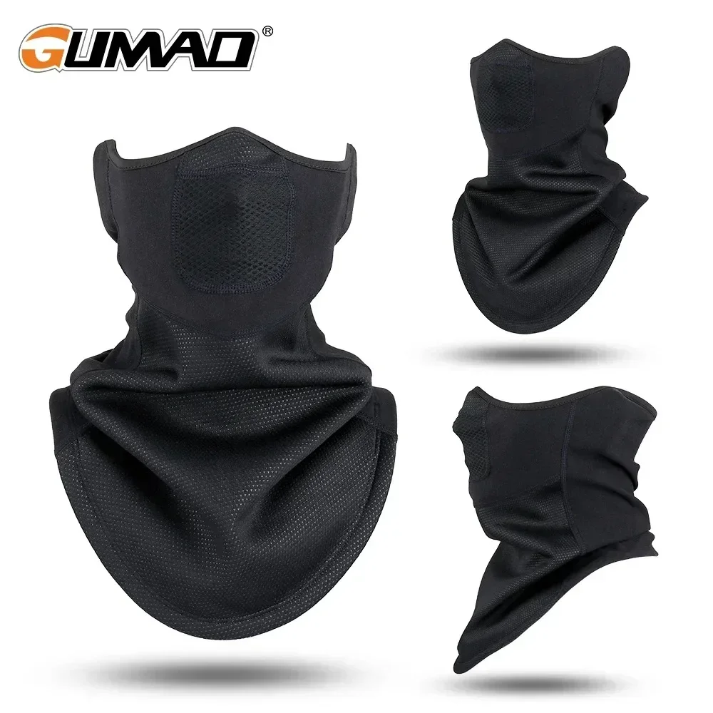 Winter Masks Hiking Scarf Thermal Fleece Neck Warm Gaiter Sport Face Bandana Snowboard Ski Cycling Moto Ear Cover Half Tube Mask