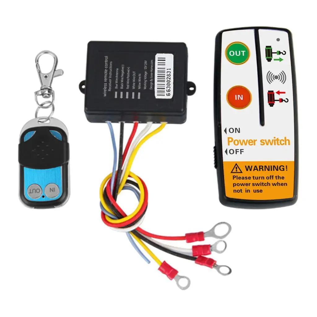 dolity 12V 50ft Wireless Remote Control Kit for Truck Jeep ATV Winch KLS-205/2