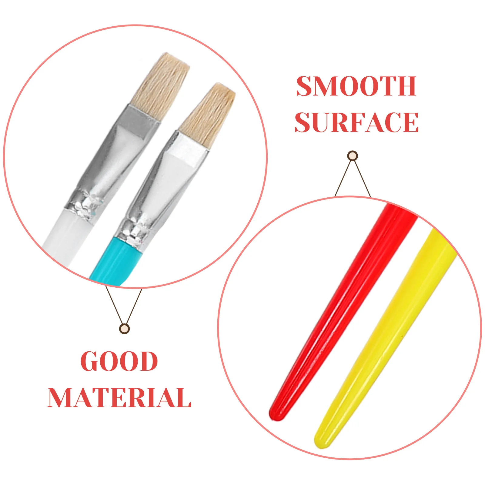 

12pcs paint Brushes For Kids Watercolor Brush Art Student Accessories Painting Brush Kit Small Brushes Classroom Craft