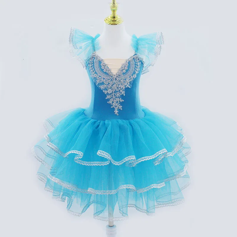 Tutu Ballet Dress Kids Summer Stage Clothes Girl Outfit Vestidos Fashion Dance Costume Princess Girls Dresses Children's Day