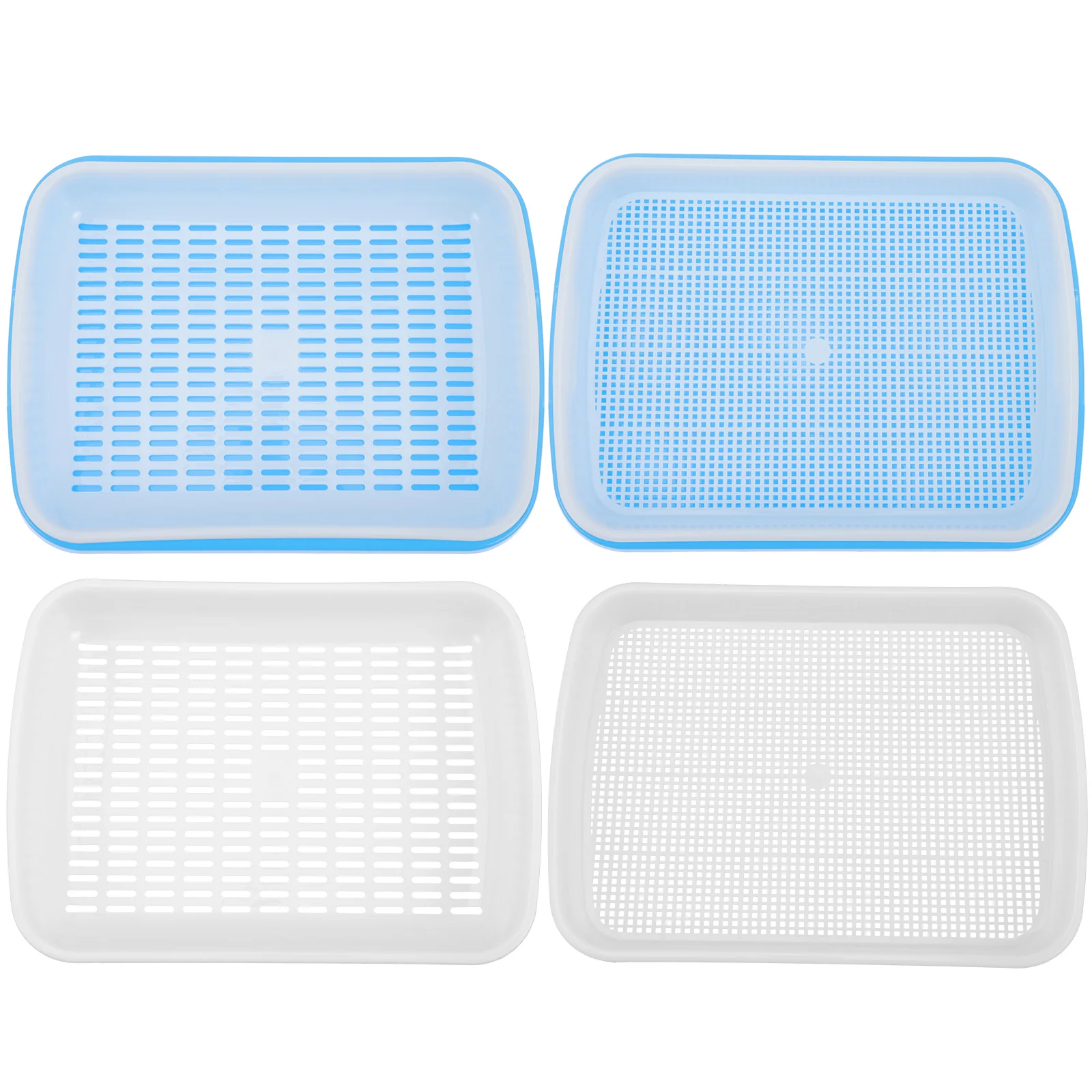 

Planting Tray Indoor Planter Starter Trays Potting Vegetable Fodder Plastic Bean Sprout Mesh Growing Germination