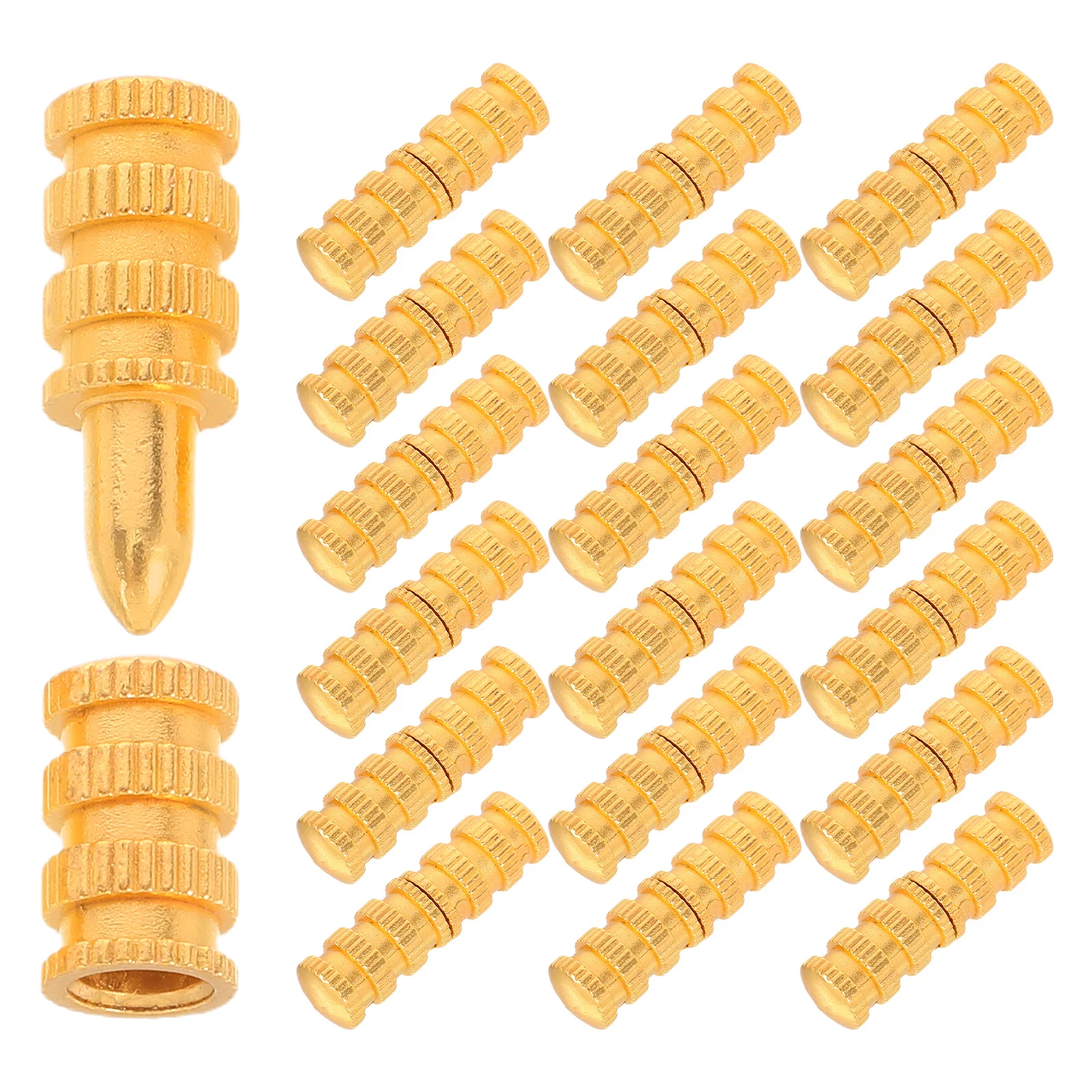 

20Sets Hidden Table Bolt Sleeves Zinc Alloy Longlasting Furniture Hardware Accessories for Dining Tables Cabinets Desks