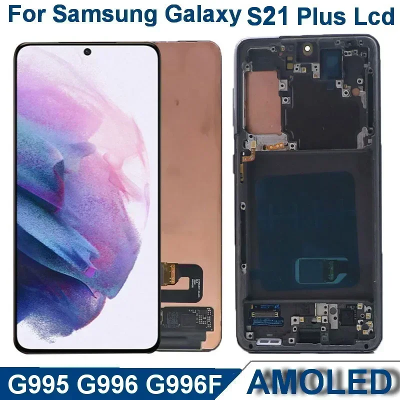 

6.7'' Super AMOLED S21 Plus Screen For Samsung Galaxy S21+ G996F G996B G996U S21Plus LCD Display Touch Defect Digitizer Assembly