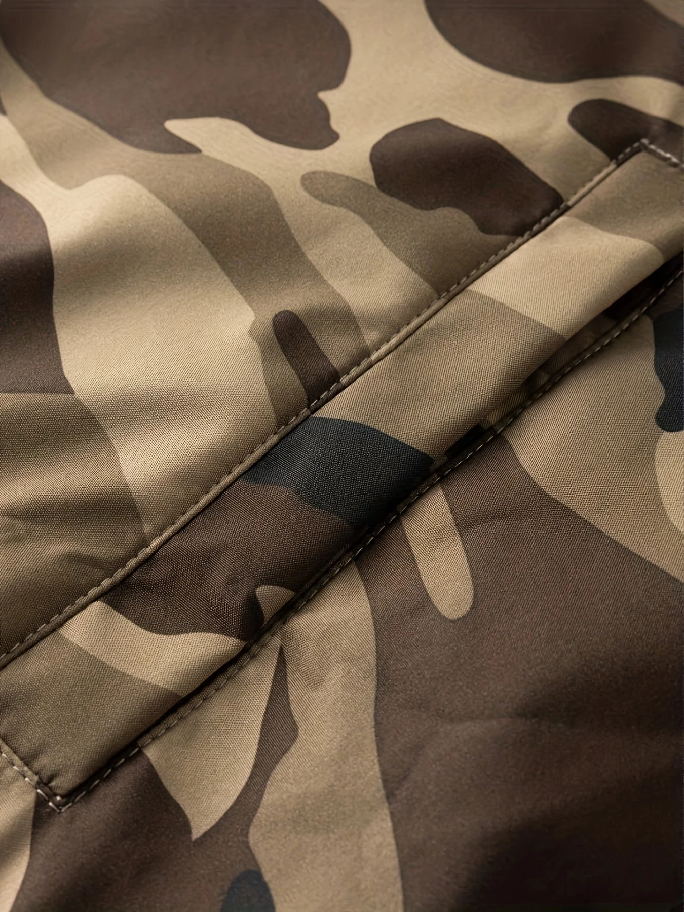 Męska kurtka kamuflażowa w stylu streetwear, kurtka sportowa