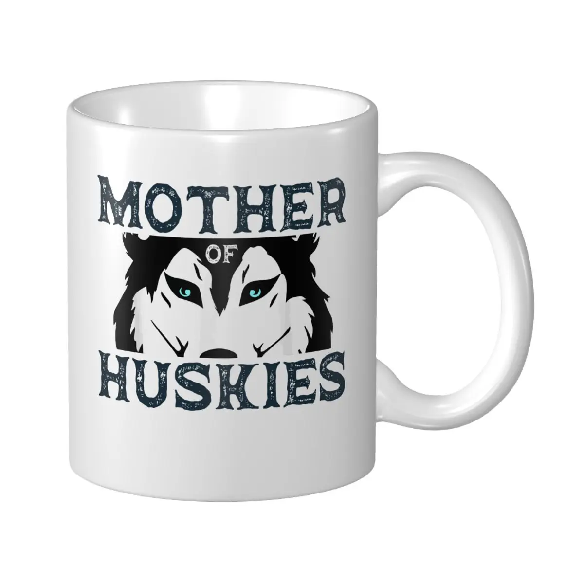 Mark Cup Mug Siberian Husky Mom Fur Parent Sled Dog Breed Mother's Day Coffee Mugs Tea Milk Water Cup Travel Mugs Office Home