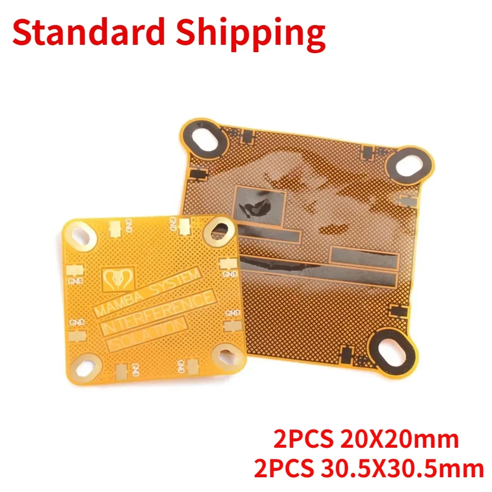 2PCS DIATONE MAMBA Interference Shielding FPC Board 20X20mm & 30.5X30.5mm