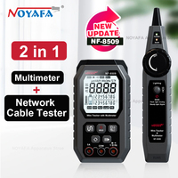 NOYAFA NF 8509 Multifunction Network Cable Tester for Cable Test Multimeter Current Voltage Resistance POE Test LCD Wire Tracer