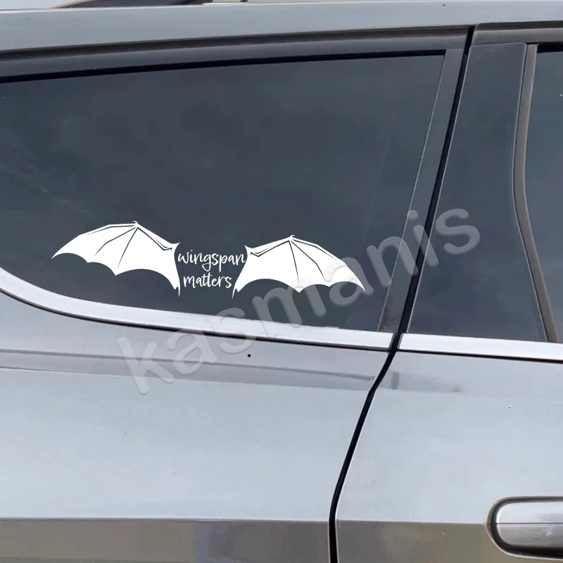 ACOTAR Wingspan Matters Vinyl Art Sticker Car Window Bumper Vehicle Truck Decor, ACOTAR Feyre Darling Laptop Decals Decoration