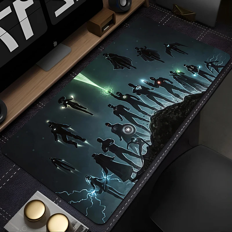 

Large Xxl Mouse Pad Desk Mat Gaming Mats M-marvel Mousepad Gamer Pc Cabinet Keyboard Computer Offices Accessories Durable