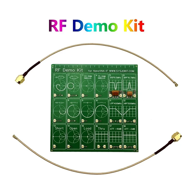 RF Demo Kit Vector Network RF Demonstration Development  Test Board Calibration Board Filter Attenuator
