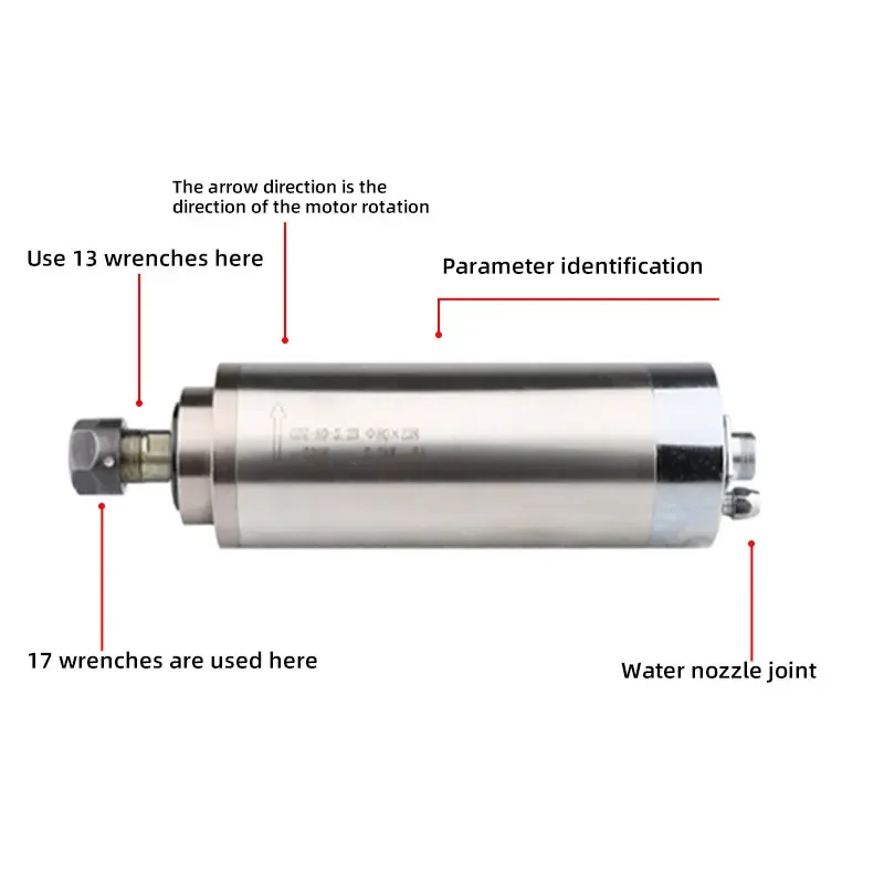 CNC LY Premium High-end 2.2kw 220v/380v Air Cooled Wood Stone Engraving Router Spindle Motor