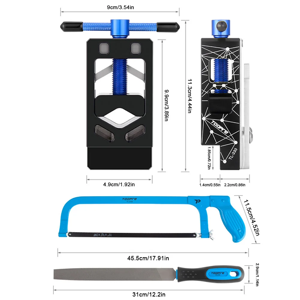 Bike Cutting Saw Guide Adjustable Bike Carbon Fiber Fork Guide Bicycle Fork Steer Seat Tube Cutting Tool Bicycle Accessories