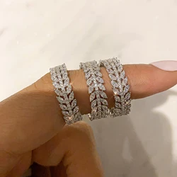 Luxury Fashion Marquise Zircon Cut Eternity Band Ring for Wedding Engagement Love Girls Ladys and Women Sepcial Unique R7035