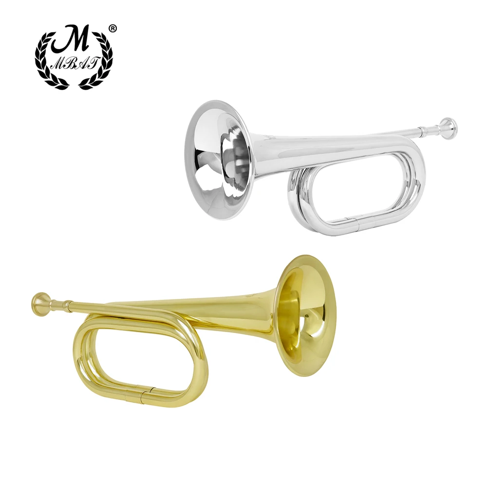 

M MBAT Bugle Trumpet Instrument Music Professional Children/Adult Spanish Bugle C Key High-Quality Brass 11CM Trumpet Mouthpiece