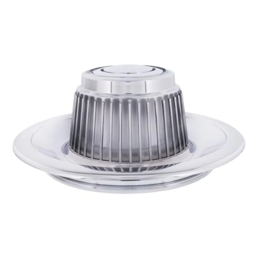 

Chrome Plastic Rallye Center Hub Cap Covers for 1968-70 Chevy Camaro Rally/Sport Wheels Durable Plastic Covers - Set of 4