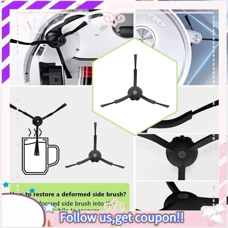 دائم 48 قطعة فرشاة تصفية كيس لجميع الغبار وممسحة القماش عدة ل Roborock Qrevo Pro Qrevo Maxv Qrevo S مكنسة كهربائية استبدال أجزاء