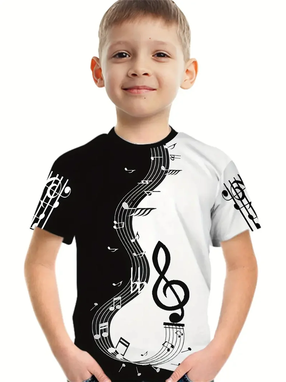 Boy Clothes Short Sleeve Tees Boys Clothes 3d Print Children's Clothing Fashion Graphic T Shirts Casual Baby T-Shirts image 2