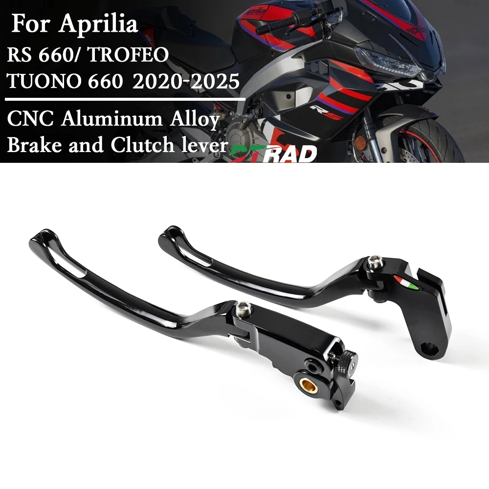 

For Aprlila RS 660/ TROFEO/TUONO 660 2020-2025 CNC Aluminum Adjustable Brake Clutch Lever Motorcycle Modifications Accessories