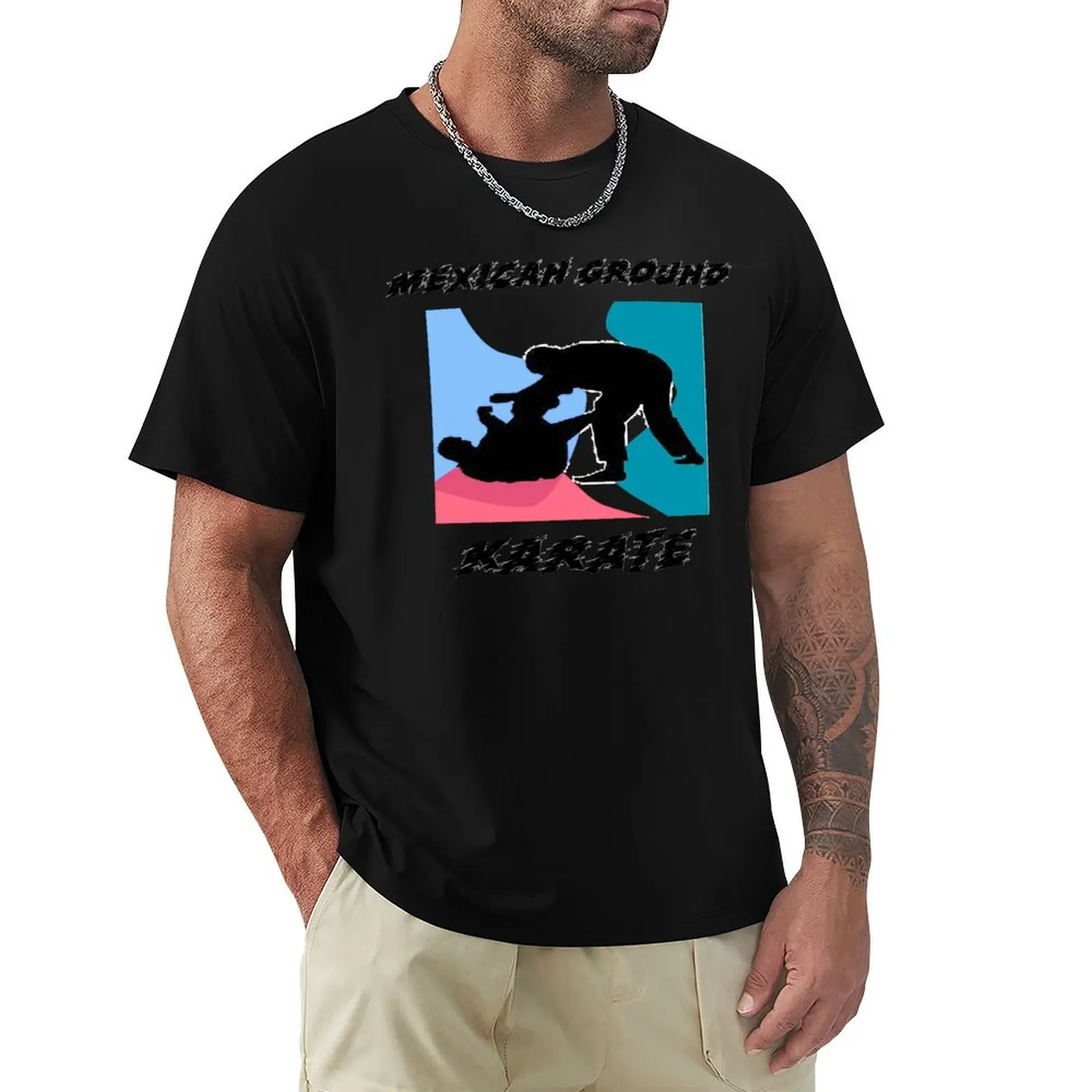 

Brazilian Jiu Jitsu Mexican Ground Karate BJJ Essential T Shirt T-Shirt animal prinfor boys anime stuff men workout shirt