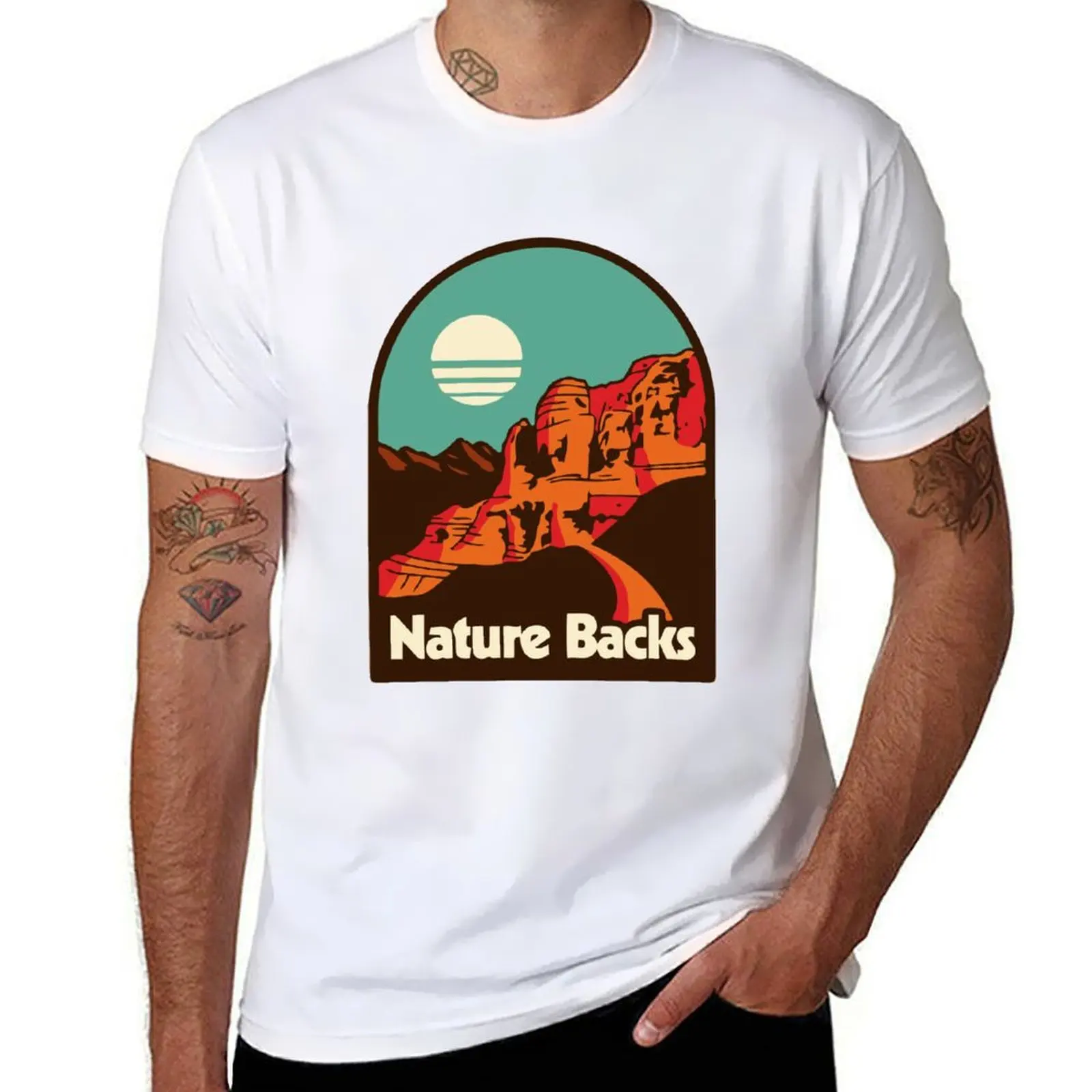 

nature backs T-Shirt man t shirt cotton cotton t shirt pack T-Shirt