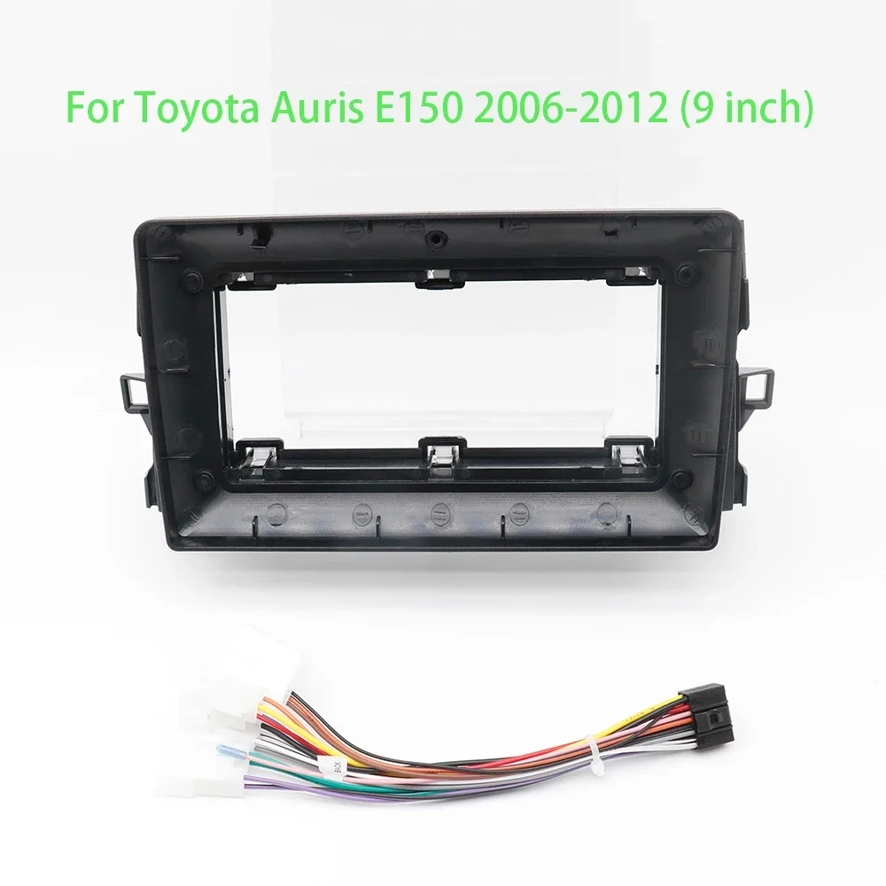 

9‘’ Canbus Box Decoder Android Audio Dash Fitting Panel Kit Car Radio DVD Player Fascias Frame For Toyota Auris E150 2006-2012