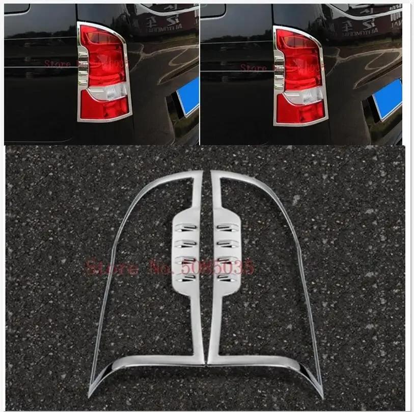 2Pcs Rear Brake Lights Stop Lamp Trim Cover Rear Tail Light Lamp Cover Trim for Mercedes-Benz Vito W447 2014 2015 2016 2017