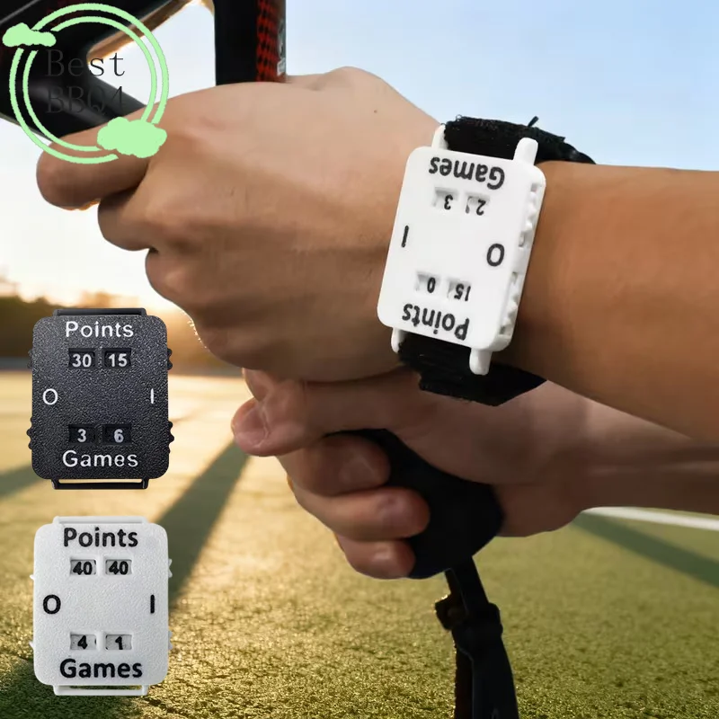 

(BBQ4)Portable Cricket/Tennis/Padel Scorer Wristband Instant Score Tracker No Memory Loss Suitable For Coaches, Referees, Player