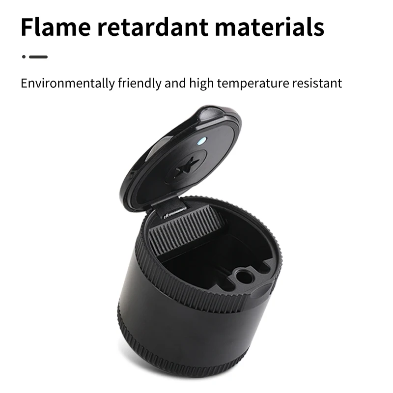 Car Aluminum Ashtray ABS Flame Retardant Cigarette Case For BMW I01 G30 F30 E46 E60 G02 G05 G06 G07 G11 E87 E90 F20 F10 G20 G01