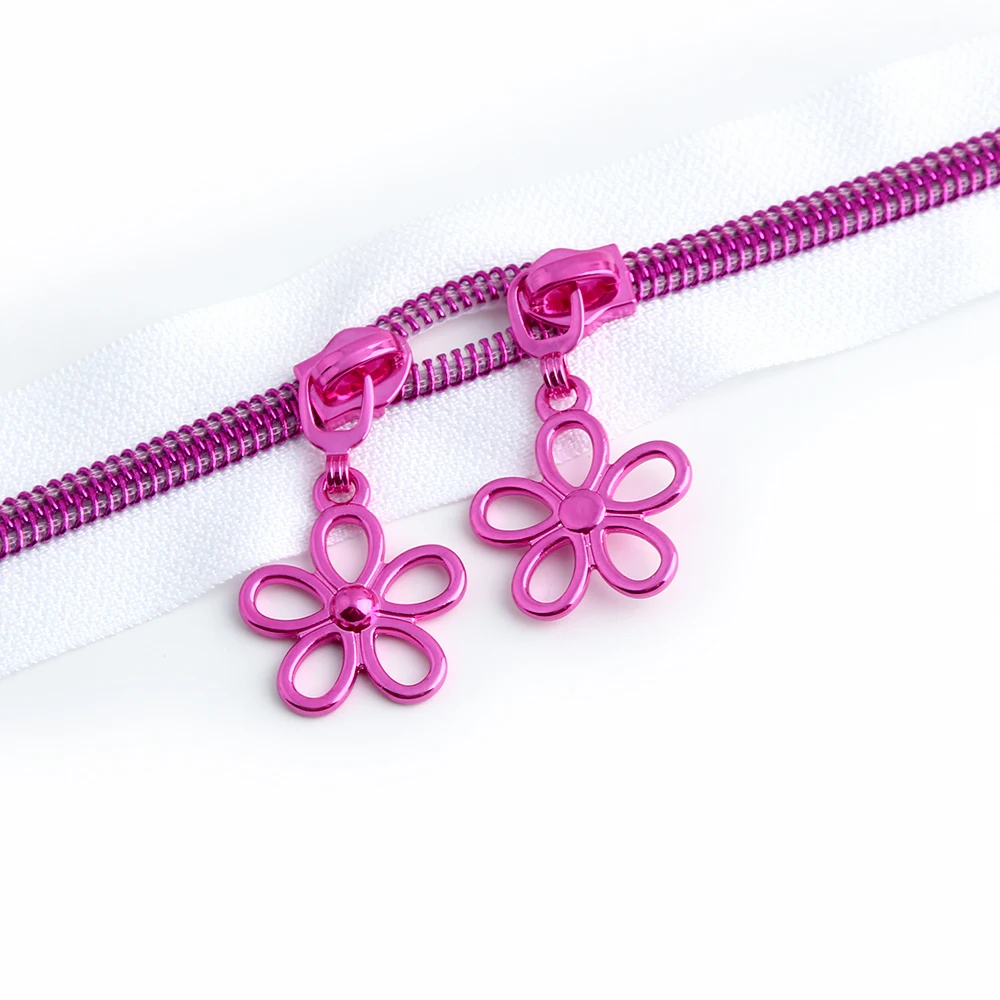 5/10/20pcs 5# Zipper Slider for Nylon Zips Jacket Bag Purse Pockets Zippers Heads Puller Repair Kit Garment Sewing Accessories