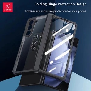 XUNDD FOCKPROOP Folding Samsung Galaxy Z Fold, Airball Shell, Glass, PC và TPU Protection, Digital chống ấn tượng, 3, 4, 5, 6, 6 12 Trường hợp bán kính bán hàng chính - №9