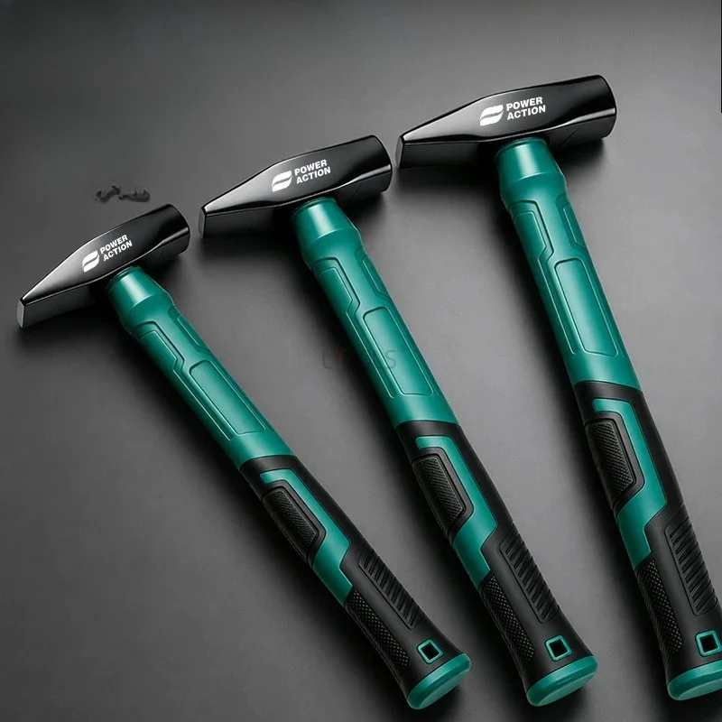 Woodworking Duck Bill Hammer with Fiber Handle Plastic Coated Steel Claw Hammer Heavy Duty Construction Decoration Hand Tool
