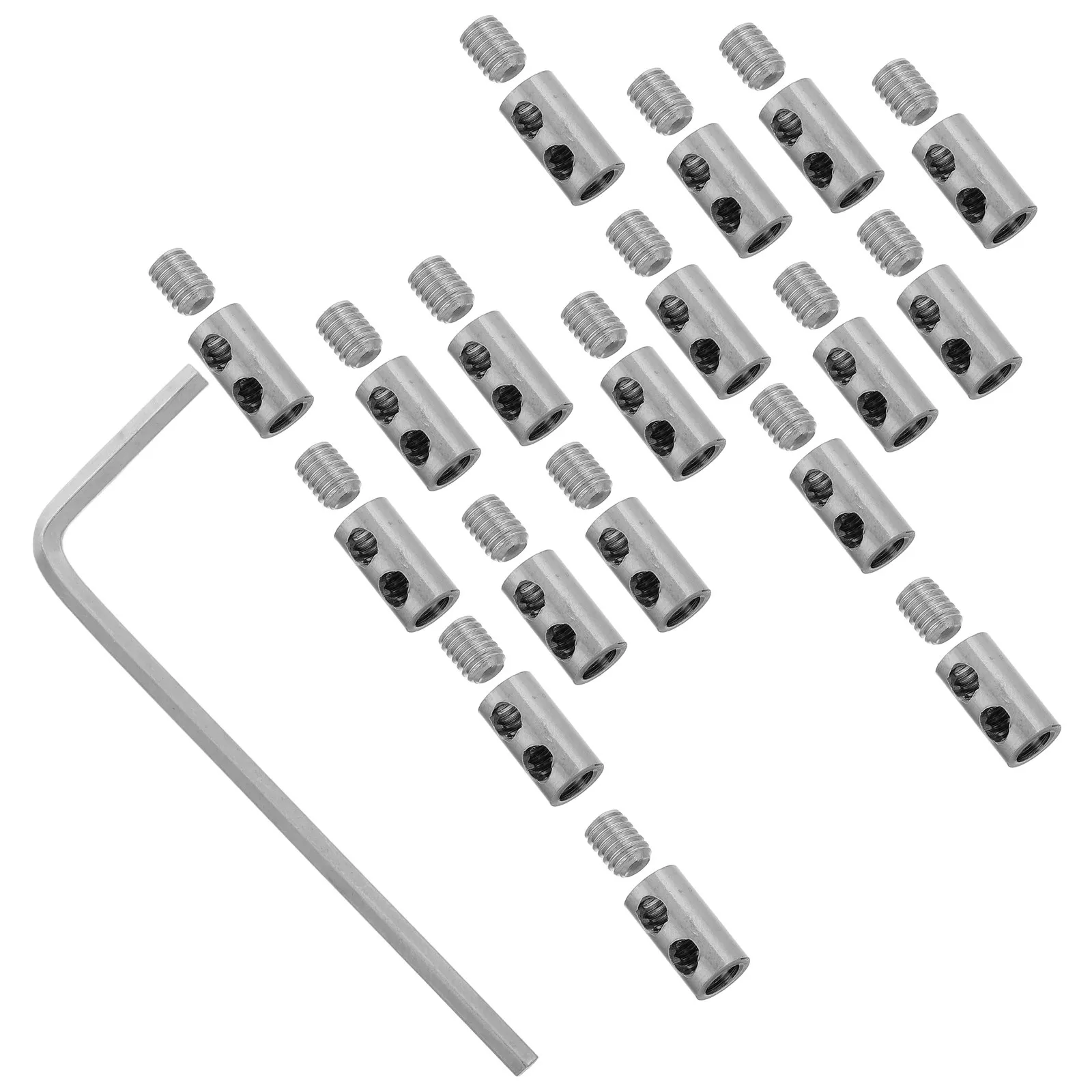1Set Steel Wire Rope Clamps Heavy Duty Corrosion Resistant Secure Cable Lock Safe Wire Rope Clip Clamp for Construction Stage - view 3