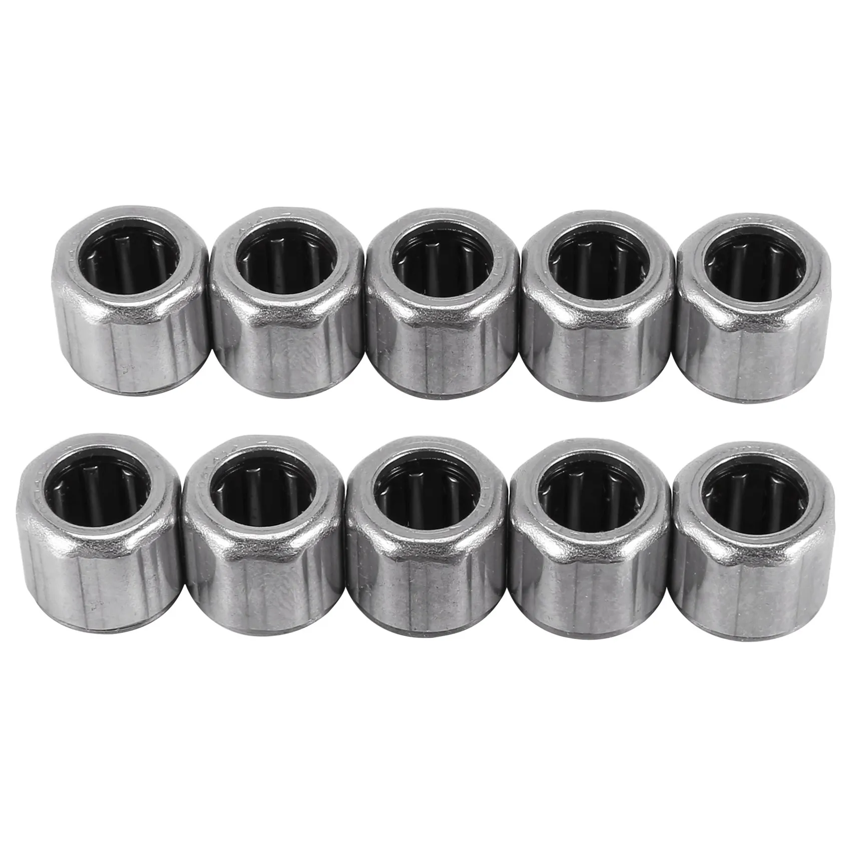 Beauty 10Pcs Needle Bearing HF081412 Outer Ring Octagon One-Way Needle Roller Bearing 8X14X12mm for Manufacturing Industry