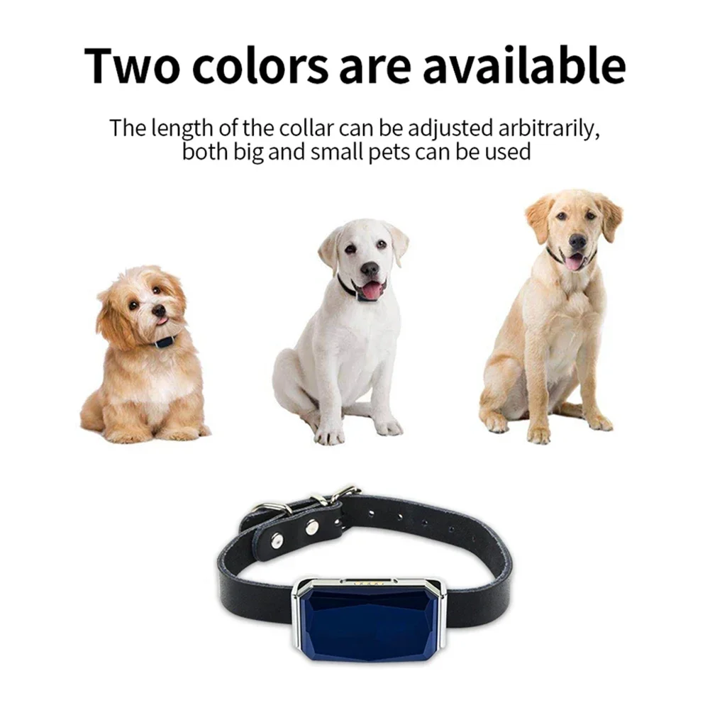 

G12 Collar Pet Tracking Locator Wearable Smart GPS Dog Collar Waterproof IP67 Anti-lost Record Multifunctional for Kids Elderly