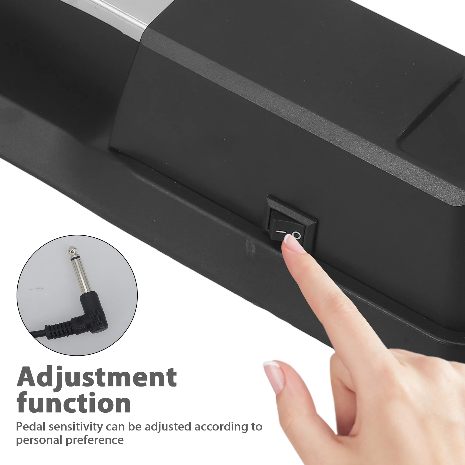 

Sustain Pedal Universal Keyboard Foot Electric Piano Electronic Nonslip Practical Damper Digital Musical Accessory